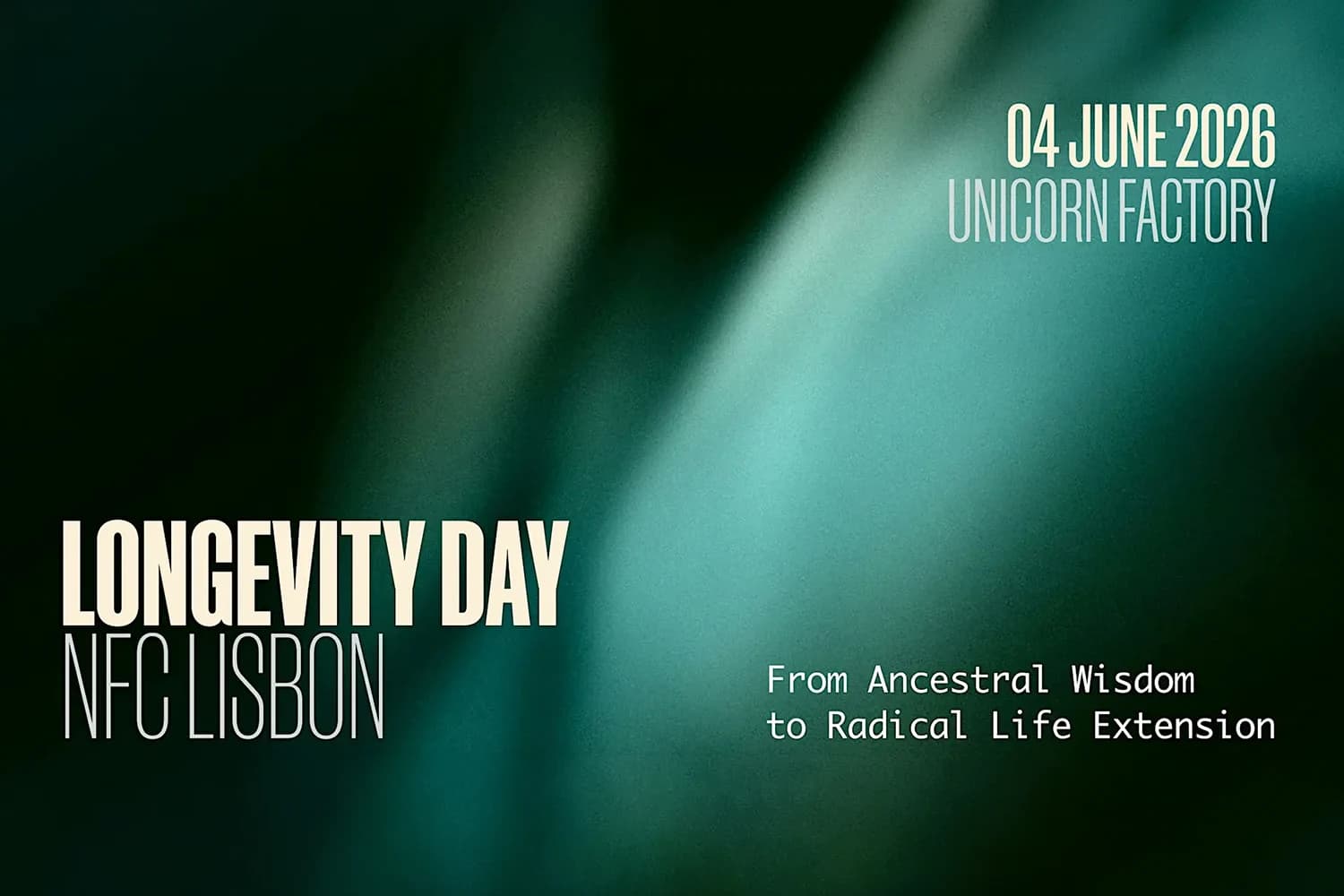 Longevity Day at NFC Summit Lisbon (Lisbon, Portugal)