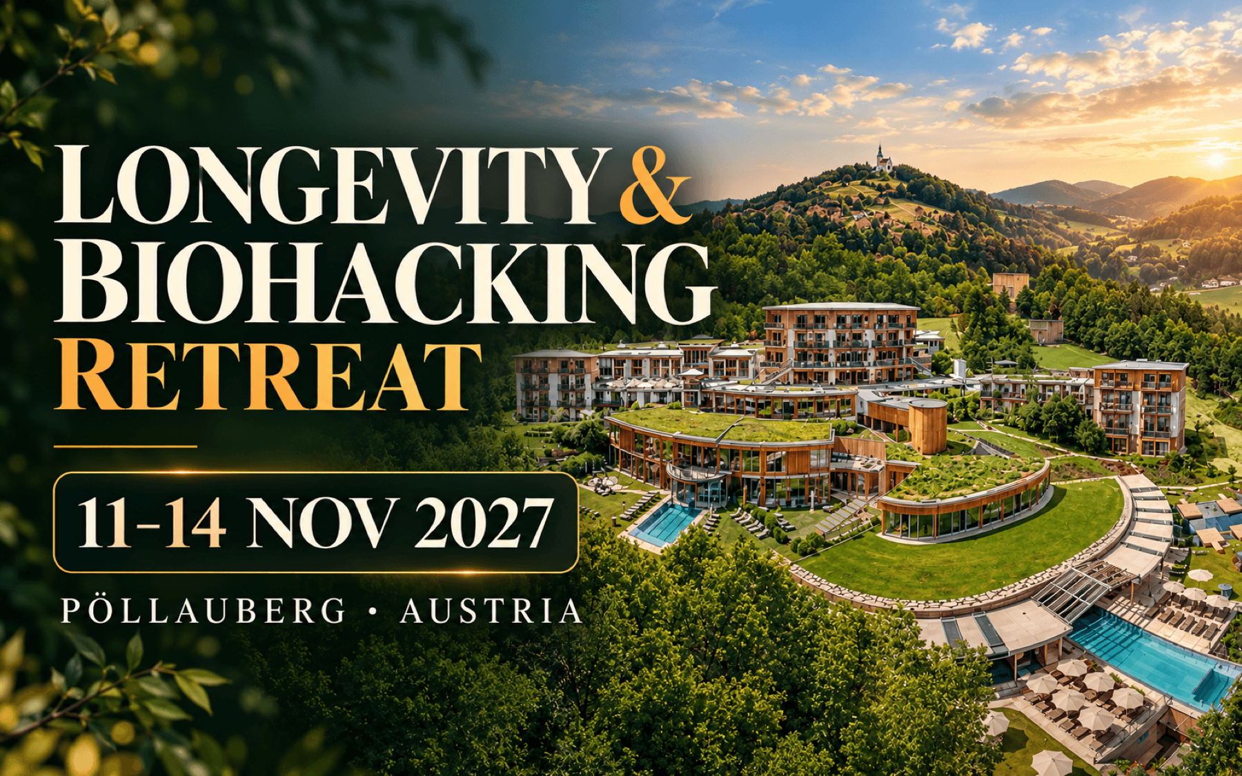 Biohacking Netzwerk Longevity & Biohacking Retreat 2027 (Pöllauberg, Austria)