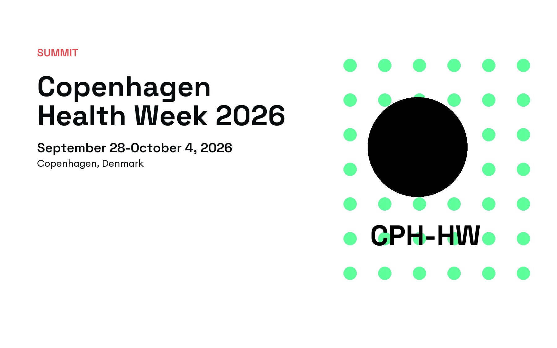Copenhagen Health Week 2026 (Copenhagen, Denmark)