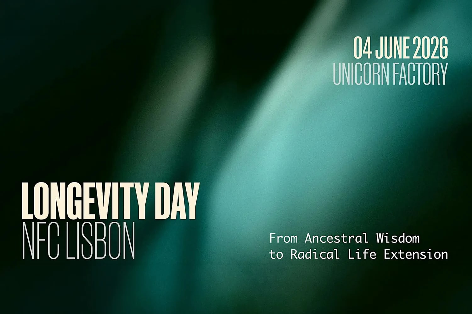 Longevity Day at NFC Summit Lisbon (Lisbon, Portugal)