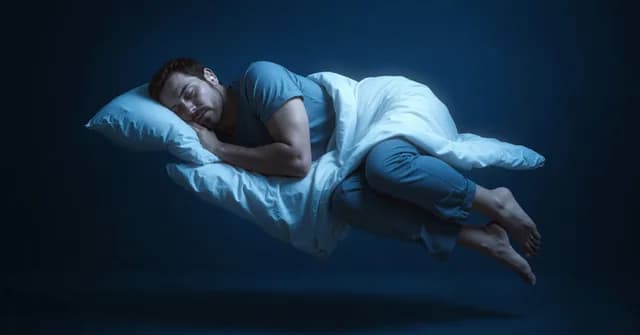 Person sleeping while wearing SOND Dreambuds