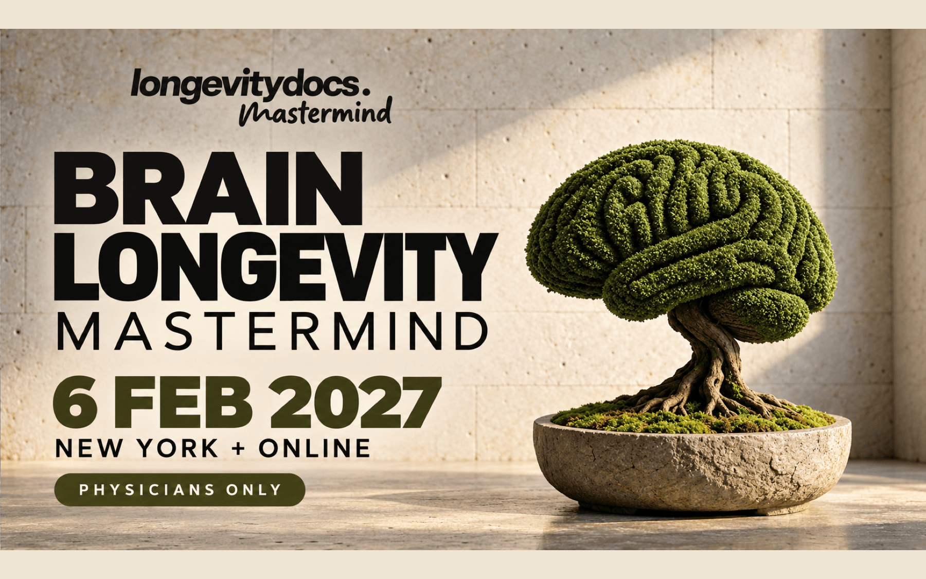 Brain Longevity Mastermind — New York 2027 (New York, United States)