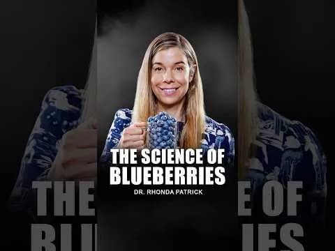 Watch my new episode on the science of blueberries! (Youtube — Rhonda Patrick)