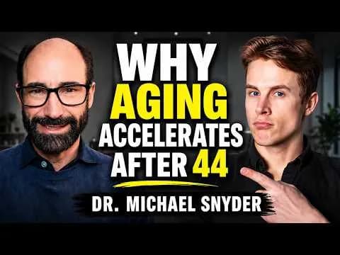 Stanford Scientist: Why Aging Accelerates at 44 and 60 (Youtube — Siim Land)