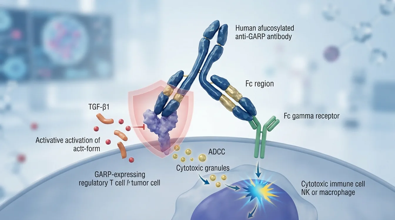 A fully human afucosylated anti-GARP antibody PBA-0111 drives anti-tumor immunity through combined ADCC induction and TGF-β1 pathway blockade