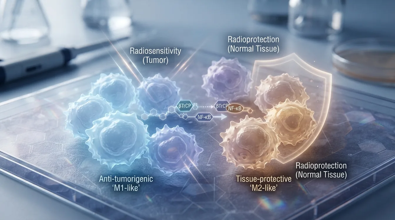 Macrophage polarization regulated by the βTrCP-NF-κB inflammatory signaling pathway is required for valproic acid’s dual role in breast tumor radiosensitivity and normal tissue radioprotection