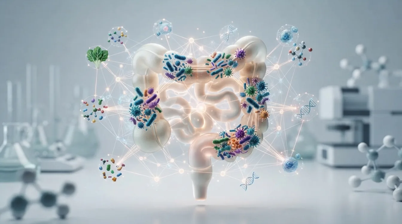 A Systems View of the Gut Microbiome in Aging