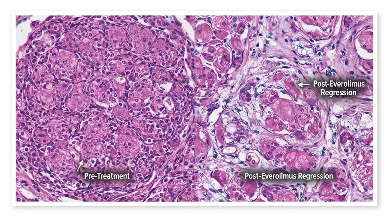 Everolimus-induced Regression of a Low-grade Oncocytic Renal Tumour in a Germline TSC1 Carrier: Expanding the Therapeutic and Phenotypic Spectrum of Tuberous Sclerosis Complex-Associated Neoplasia