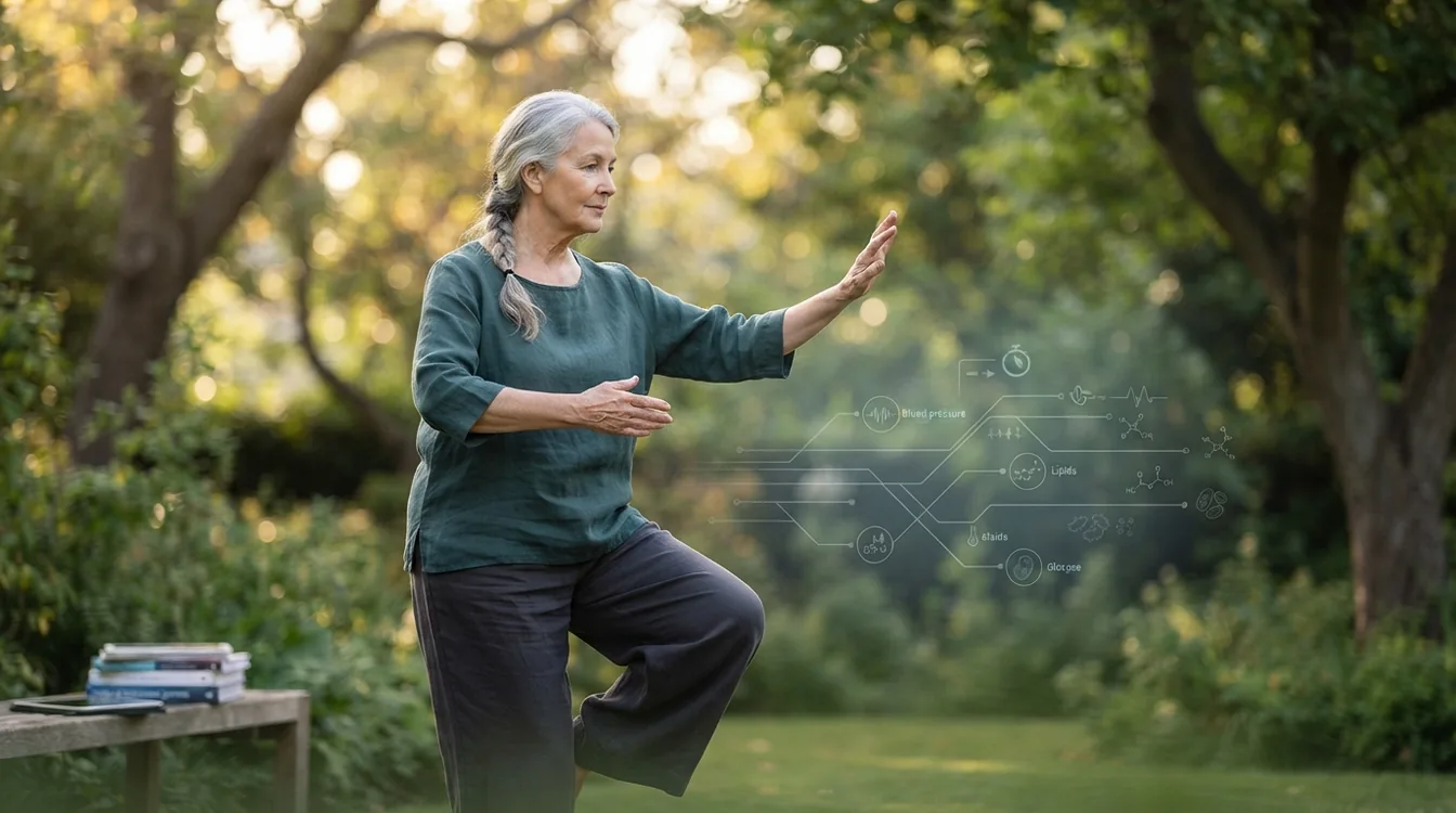 Effects and exercise-prescription moderators of Tai Chi on cardiometabolic risk factors in middle-aged and older women: a systematic review and meta-analysis