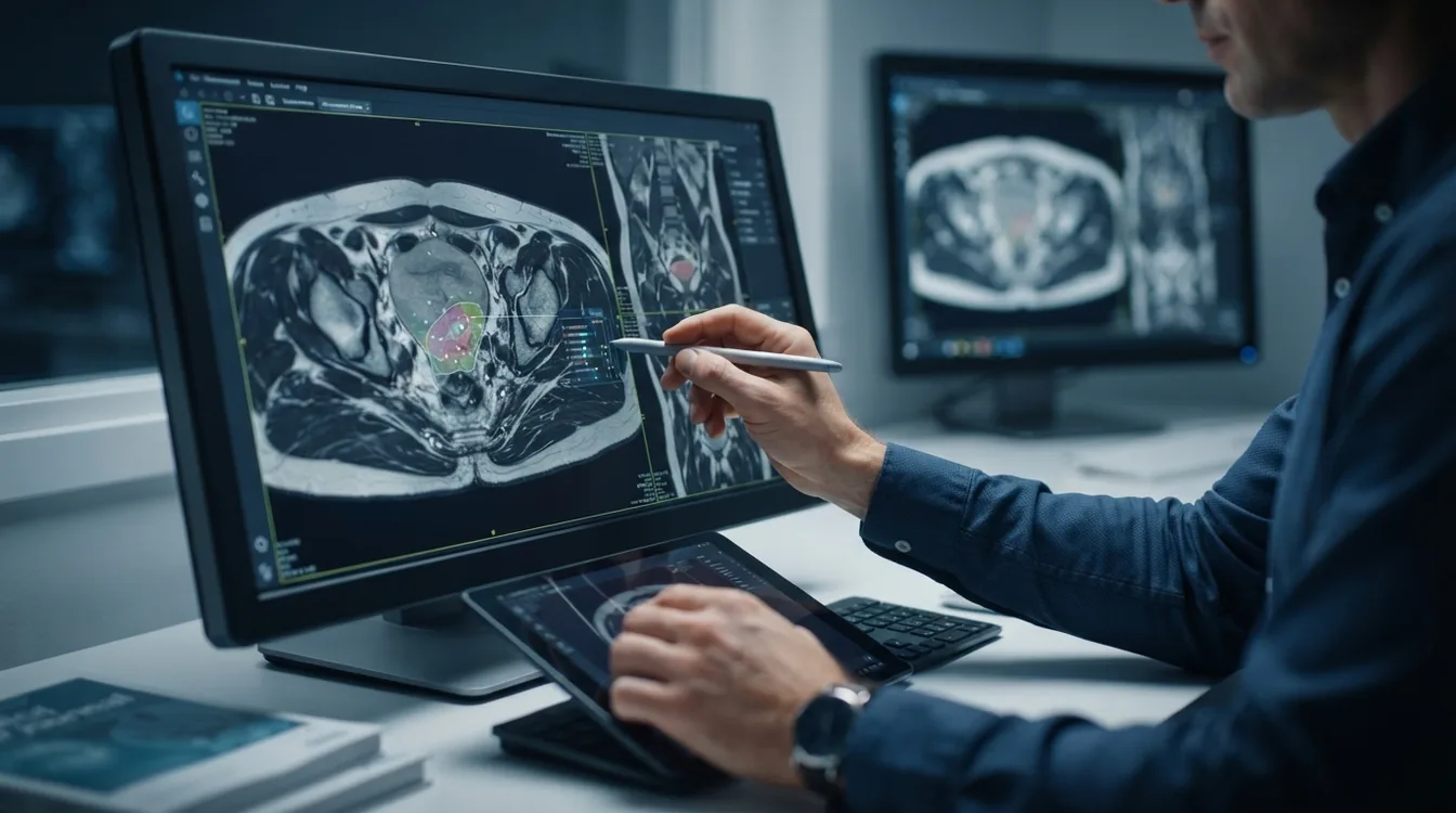 MRI-derived deep-feature model for differentiating stage I endometrial carcinoma from atypical endometrial hyperplasia: a two-center retrospective study