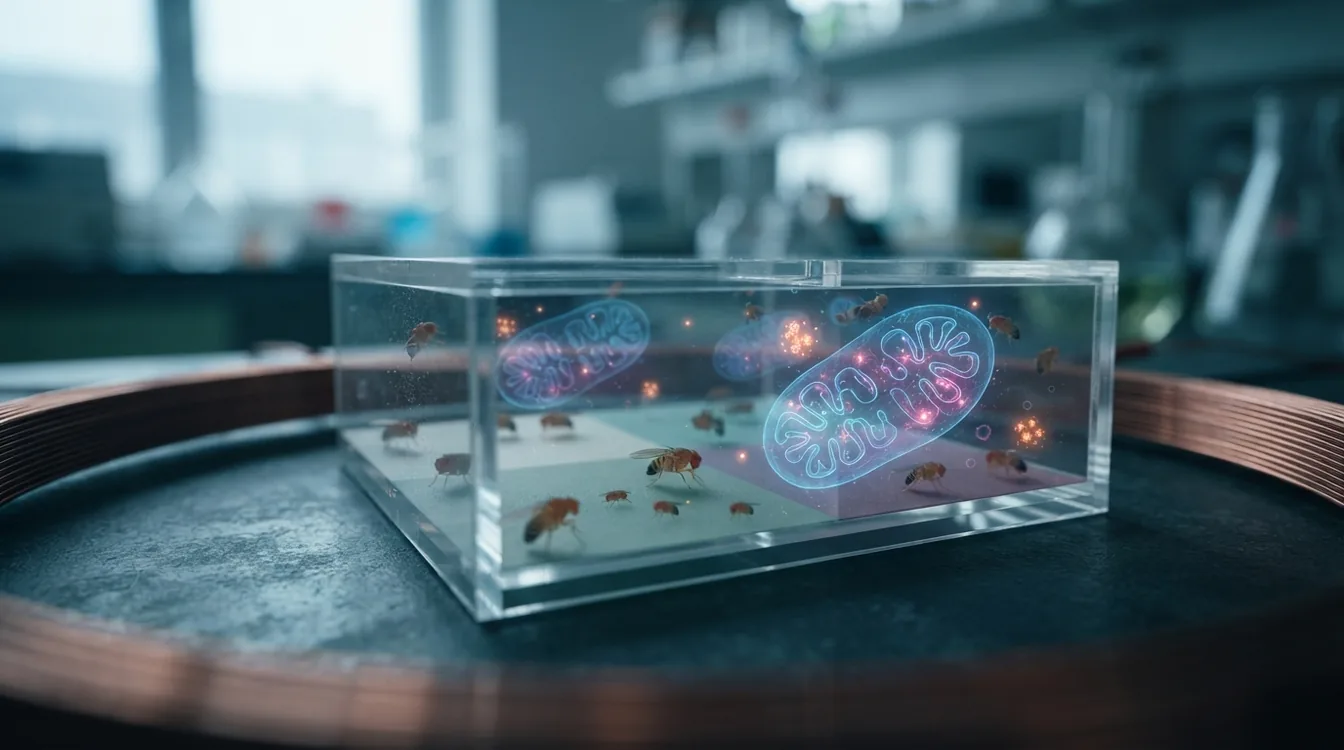The Geomagnetic Field Influences Mitochondrial Function in Complex Ways