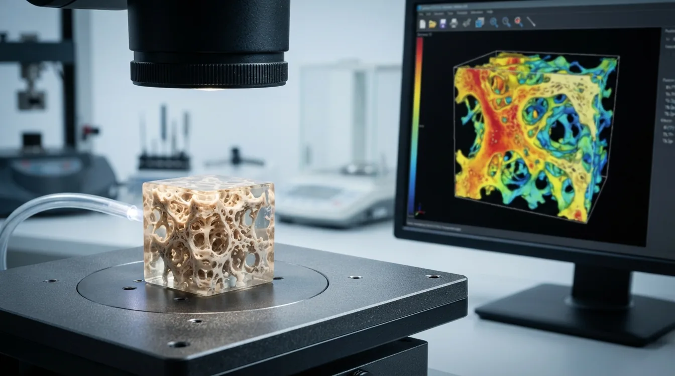 A study on the changes in the microstructure of trabecular bone and the biomechanical properties in patients with osteoporotic fractures and the correlation between them