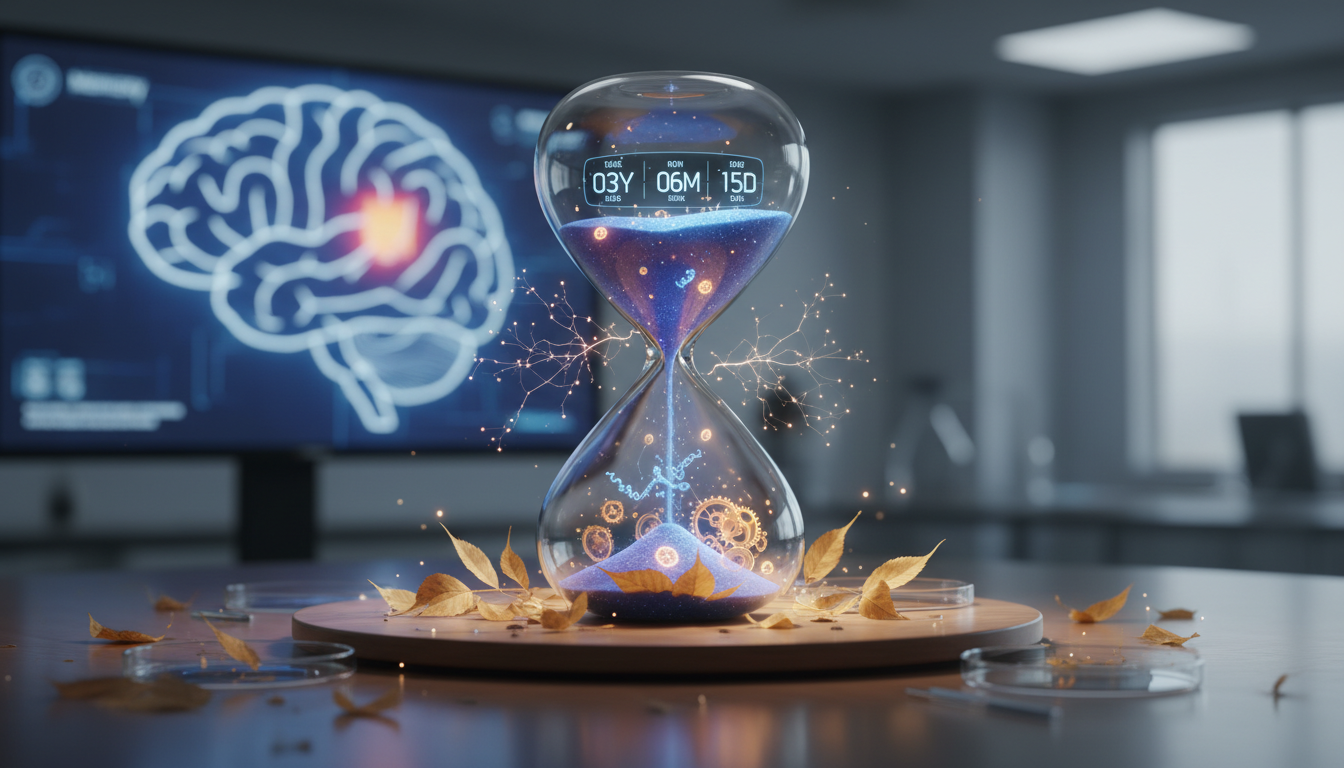 An Aging Clock to Predict Time Until First Alzheimer's Disease Symptoms