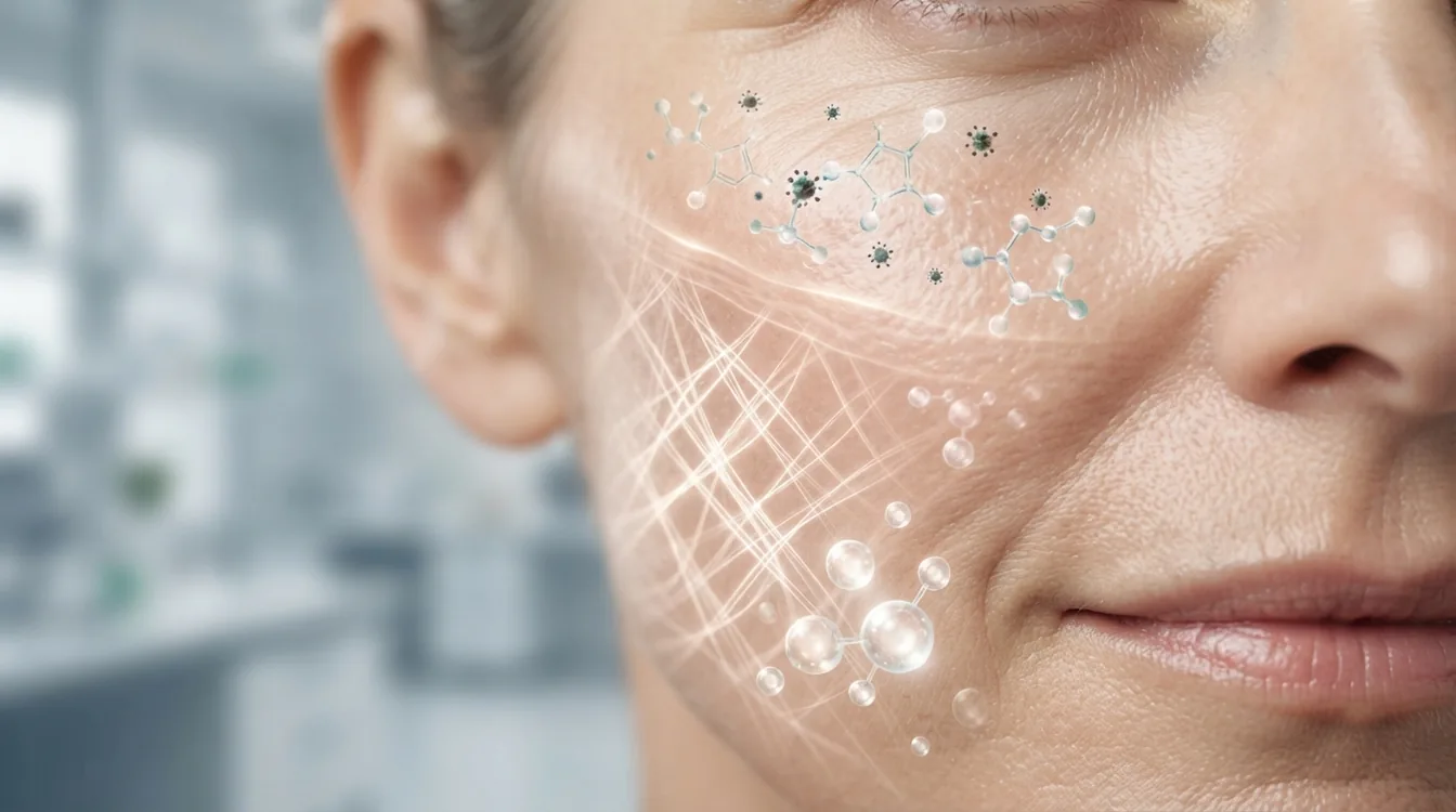 Ergothioneine, collagen peptides, and sodium hyaluronate ameliorate facial skin aging via modulating oxidative stress, inflammation, and extracellular matrix homeostasis