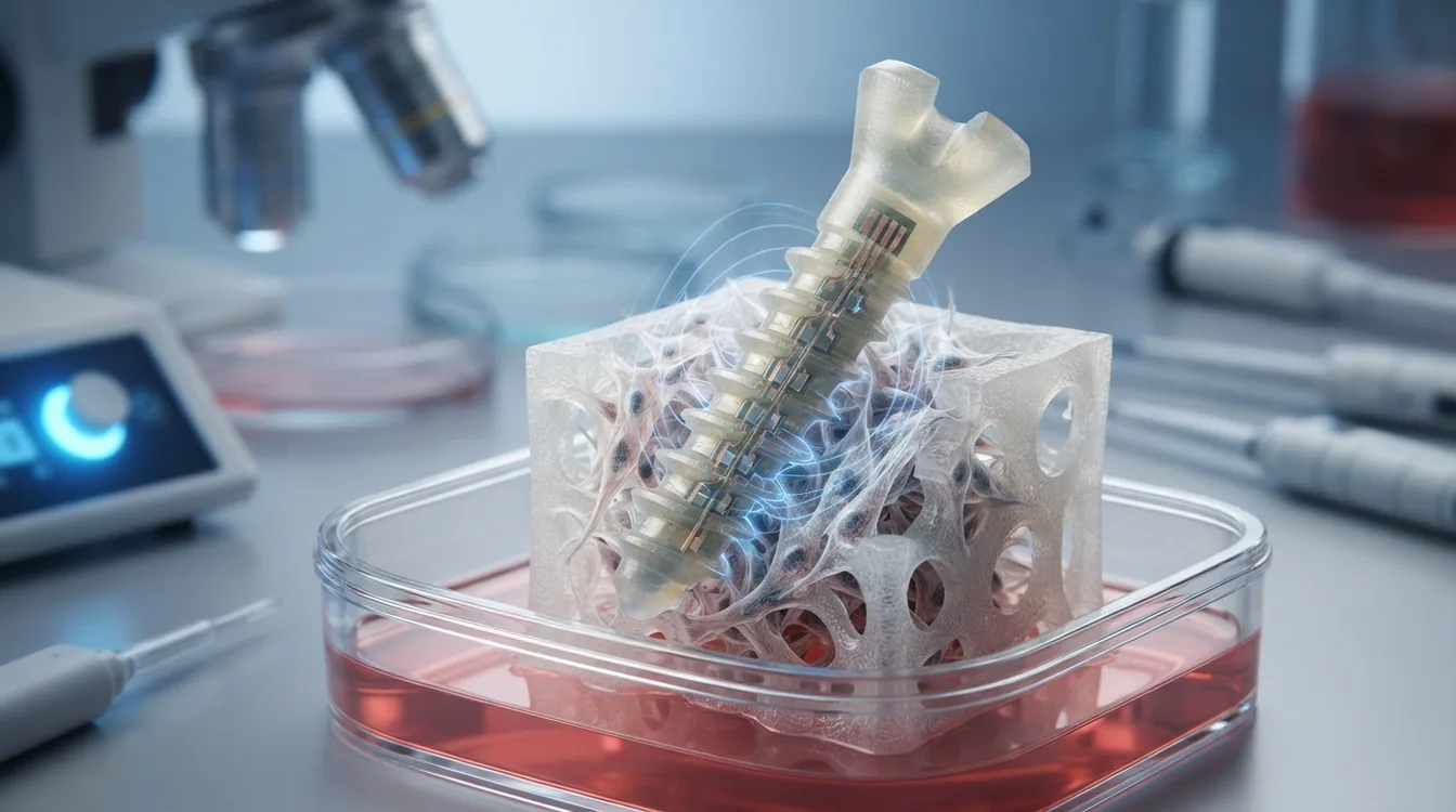Functionalized piezoelectric screws promote chondrogenic differentiation of hUC-MSCs