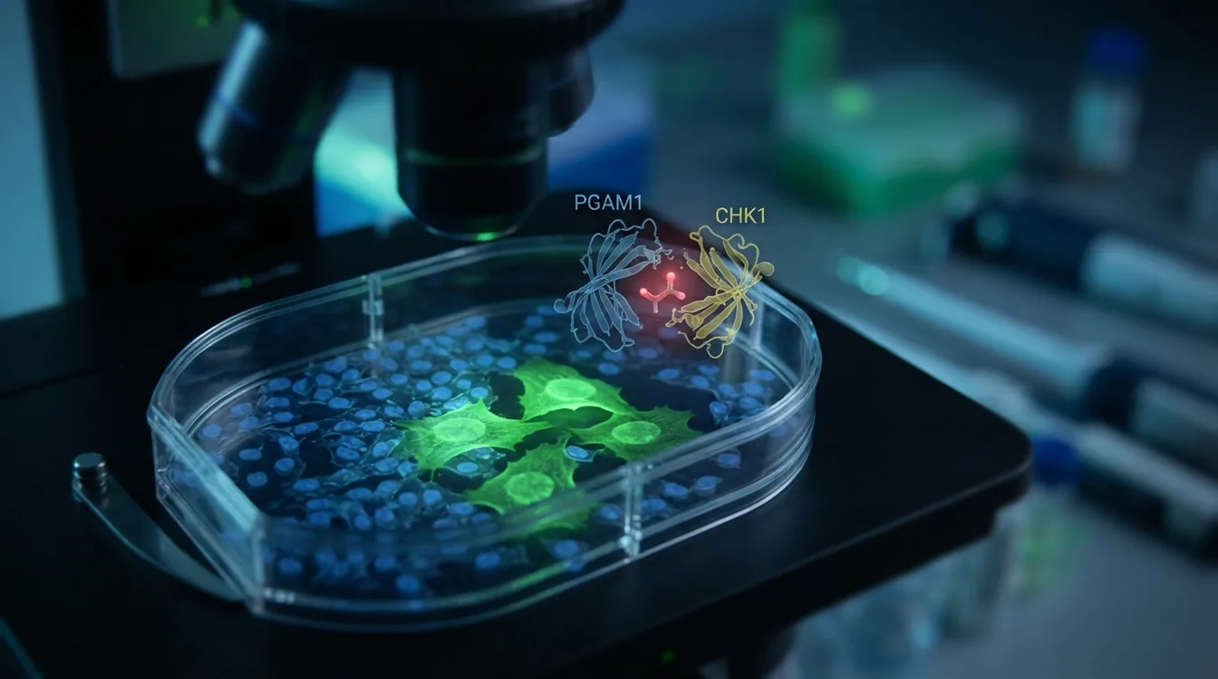 Inhibition of the PGAM1-CHK1 Interaction as a Novel Approach to Destroy Senescent Cells