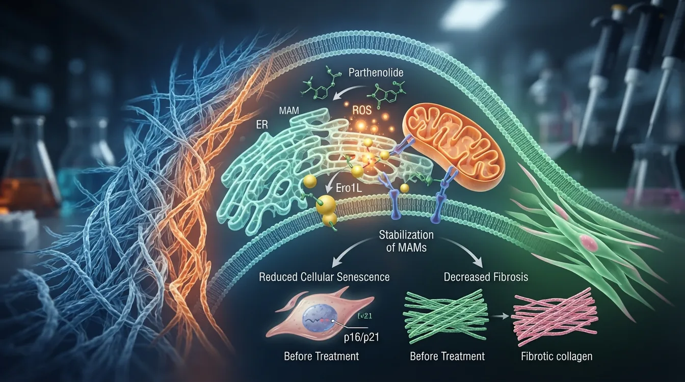 Targeting Ero1L by Parthenolide Alleviates Cellular Senescence and Fibrosis of Localized Scleroderma by Regulating Mitochondria‐Associated Endoplasmic Reticulum Membranes Stabilization