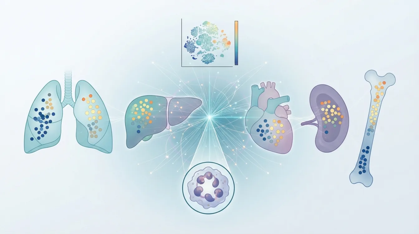 Single‐Cell Mapping Identifies Aging‐Associated Neutrophil Remodeling Across Multiple Organs