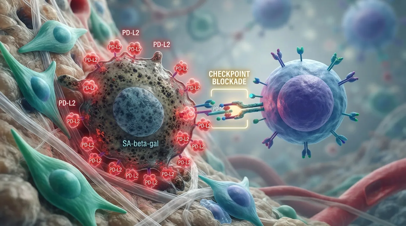 Lingering Senescent Cells in Aged Tissues Use PD-L2 to Evade Destruction by Immune Cells