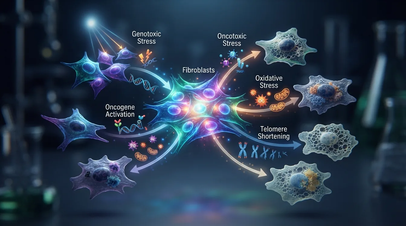 Reviewing the Many Different Ways a Cell Can Enter the Senescent State