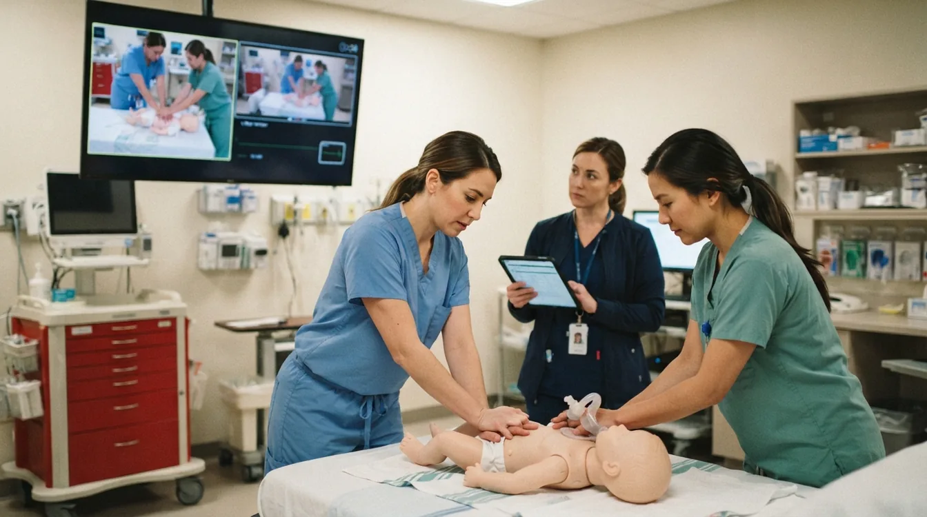 A practical study on a stepwise simulation intervention guided by video review to improve the quality of cardiopulmonary resuscitation in the pediatric emergency department