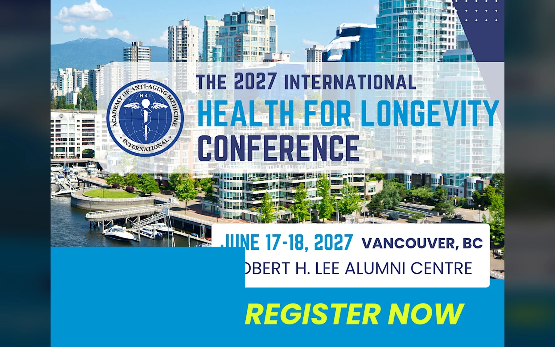 International Health for Longevity Conference 2027