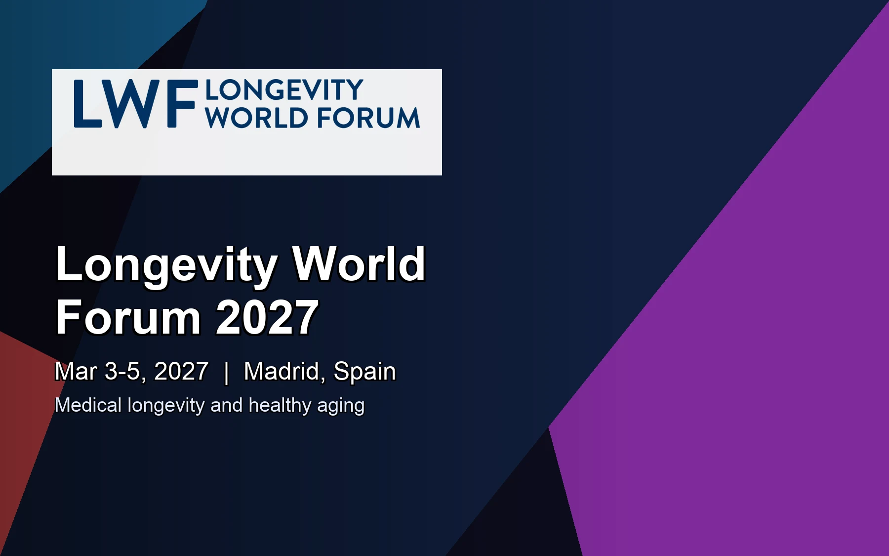 Longevity World Forum 2027