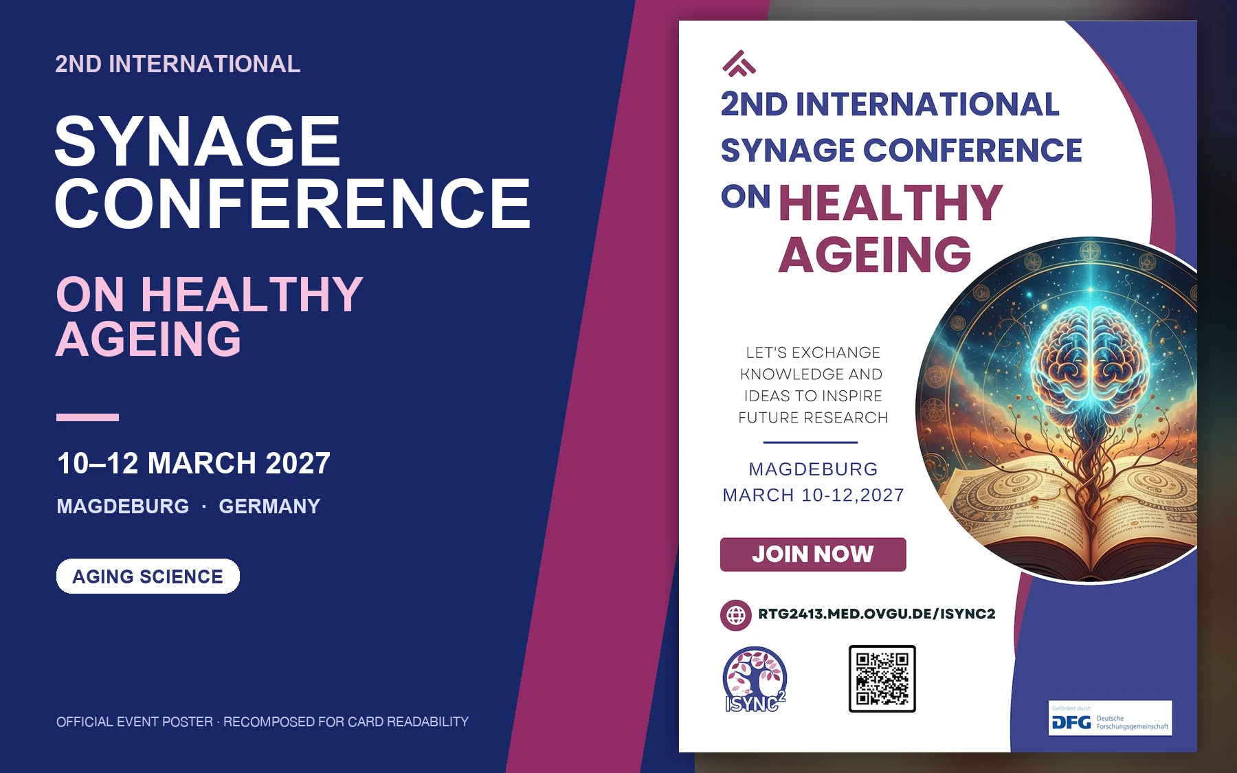 2nd International SynAGE Conference on Healthy Ageing