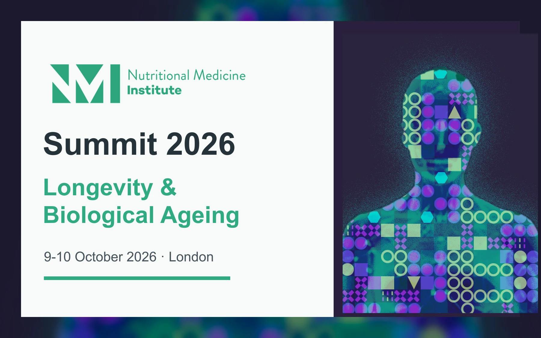 NMI Summit 2026: Longevity and Biological Ageing