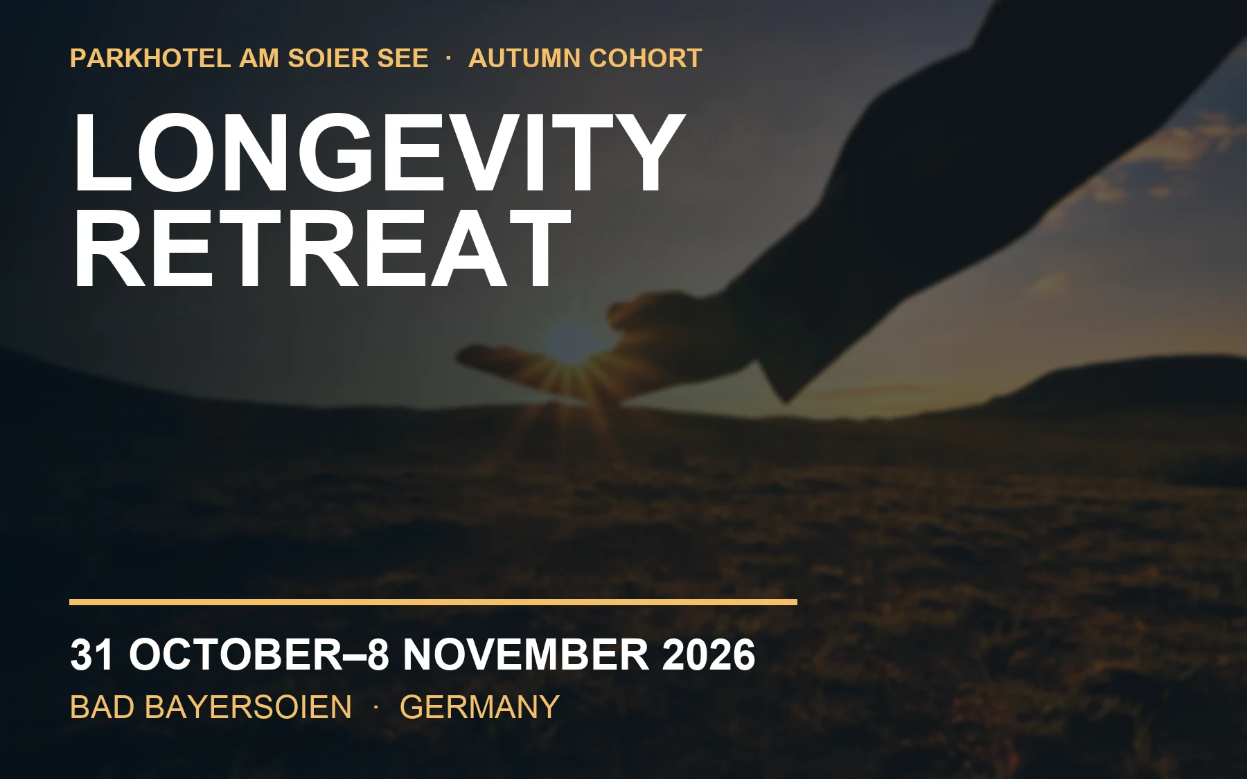 Parkhotel Longevity Retreat — October 2026