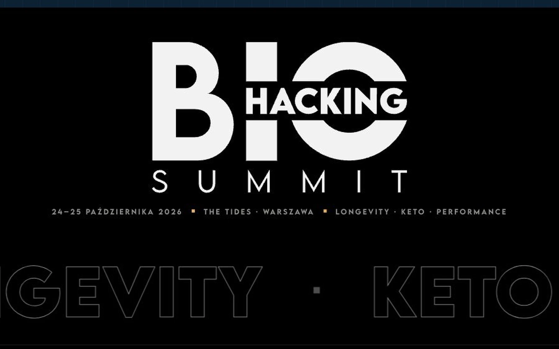Biohacking Summit Warsaw 2026