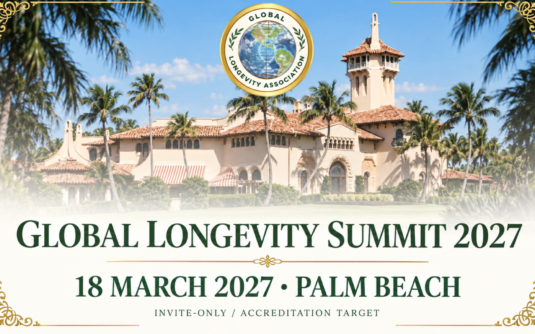 Global Longevity Summit at Mar-a-Lago 2027