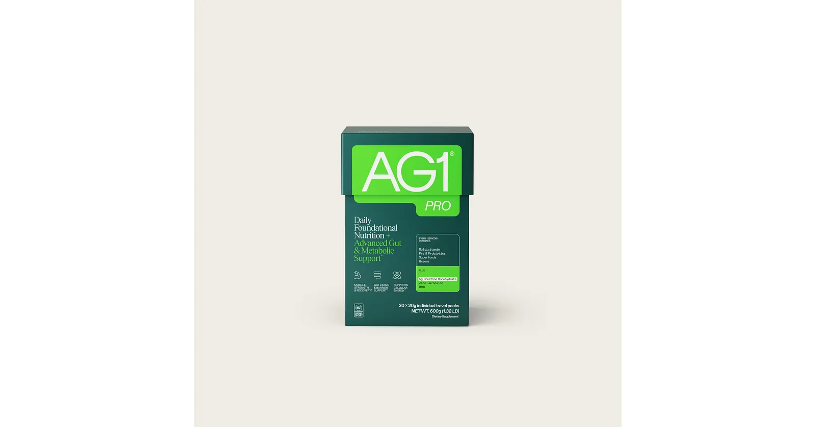 AG1 LAUNCHES AG1 PRO WITH CREATINE AND MORE FOR ADVANCED MUSCLE AND GUT SUPPORT