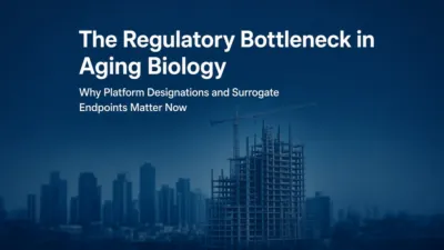 The Regulatory Bottleneck in Aging Biology