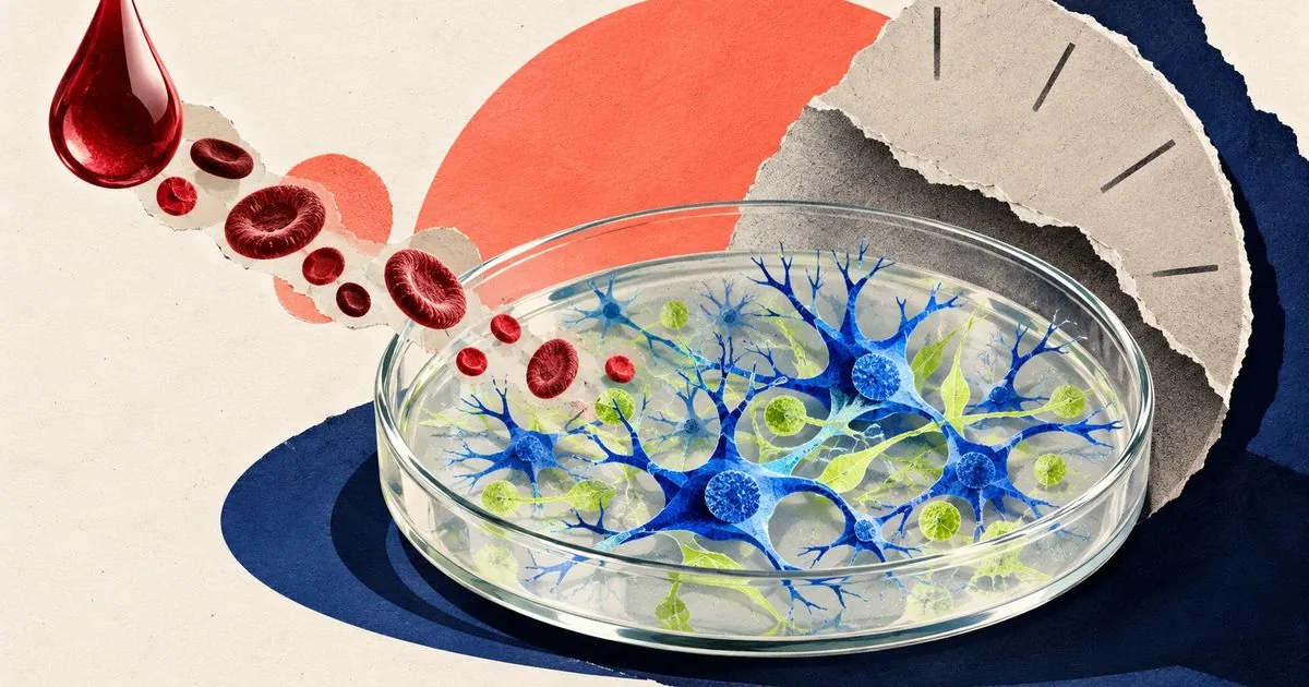 Neural stem cells from aged donors' blood lost most epigenetic age