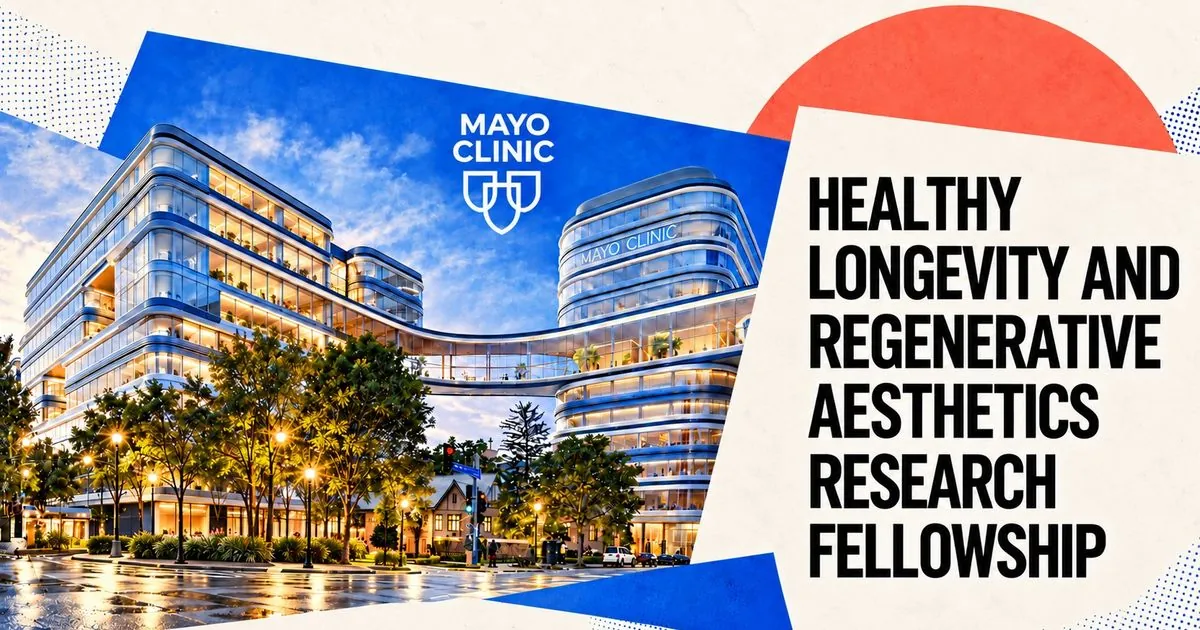 Mayo Clinic opens a research fellowship in healthy longevity and aesthetics