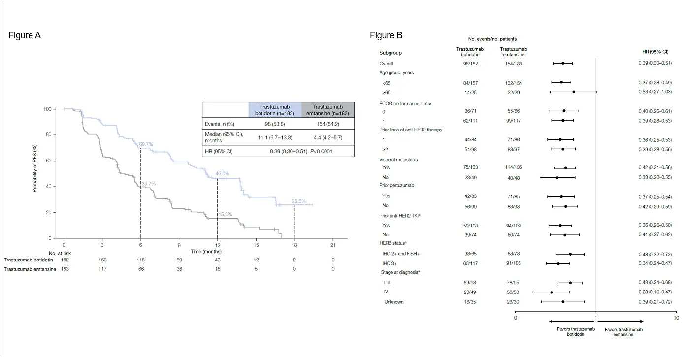 Results from Phase III Study of Trastuzumab Botidotin versus T-DM1 in HER2-Positive Breast Cancer Published in JCO