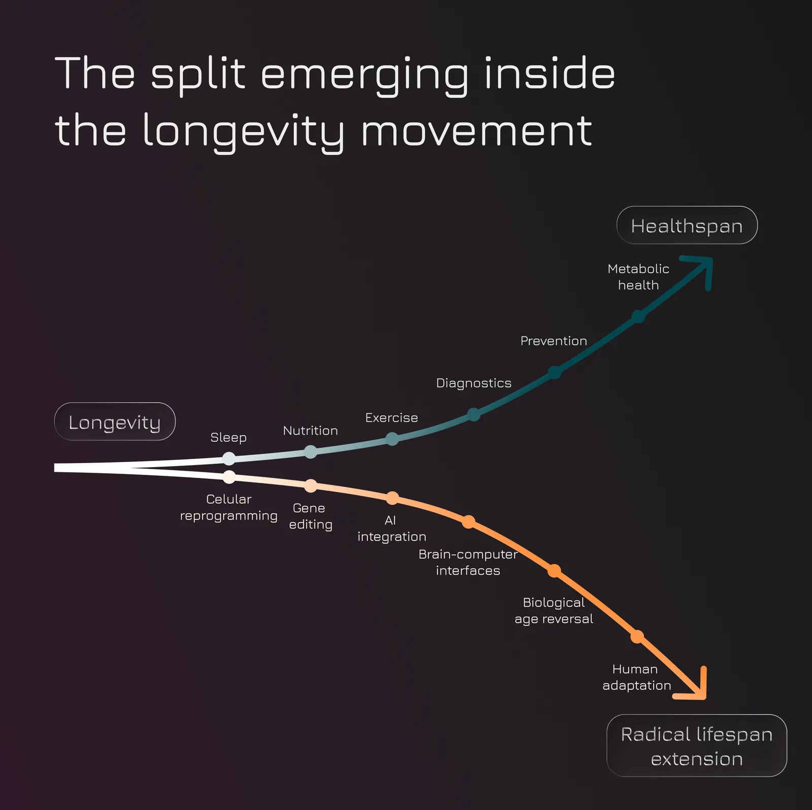 Is longevity becoming a slippery slope toward transhumanism?