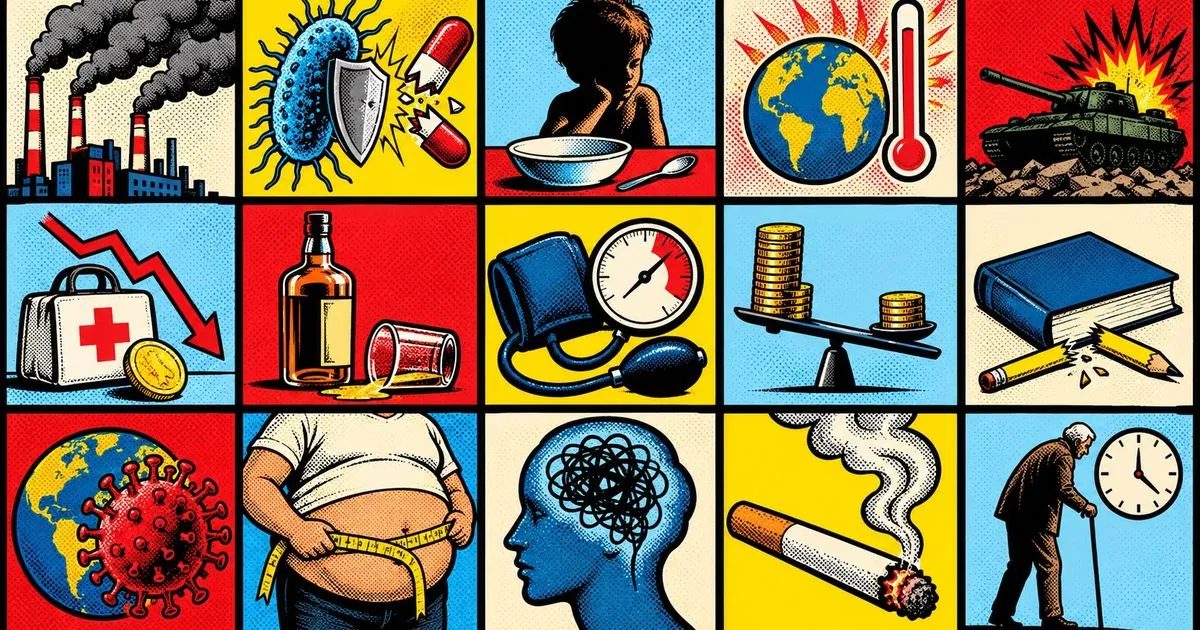 A Lancet Commission lists unhealthy ageing among 17 catastrophic threats to health this century