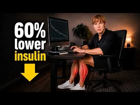 This Muscle Lowers Blood Sugar 52% (While You Sit)