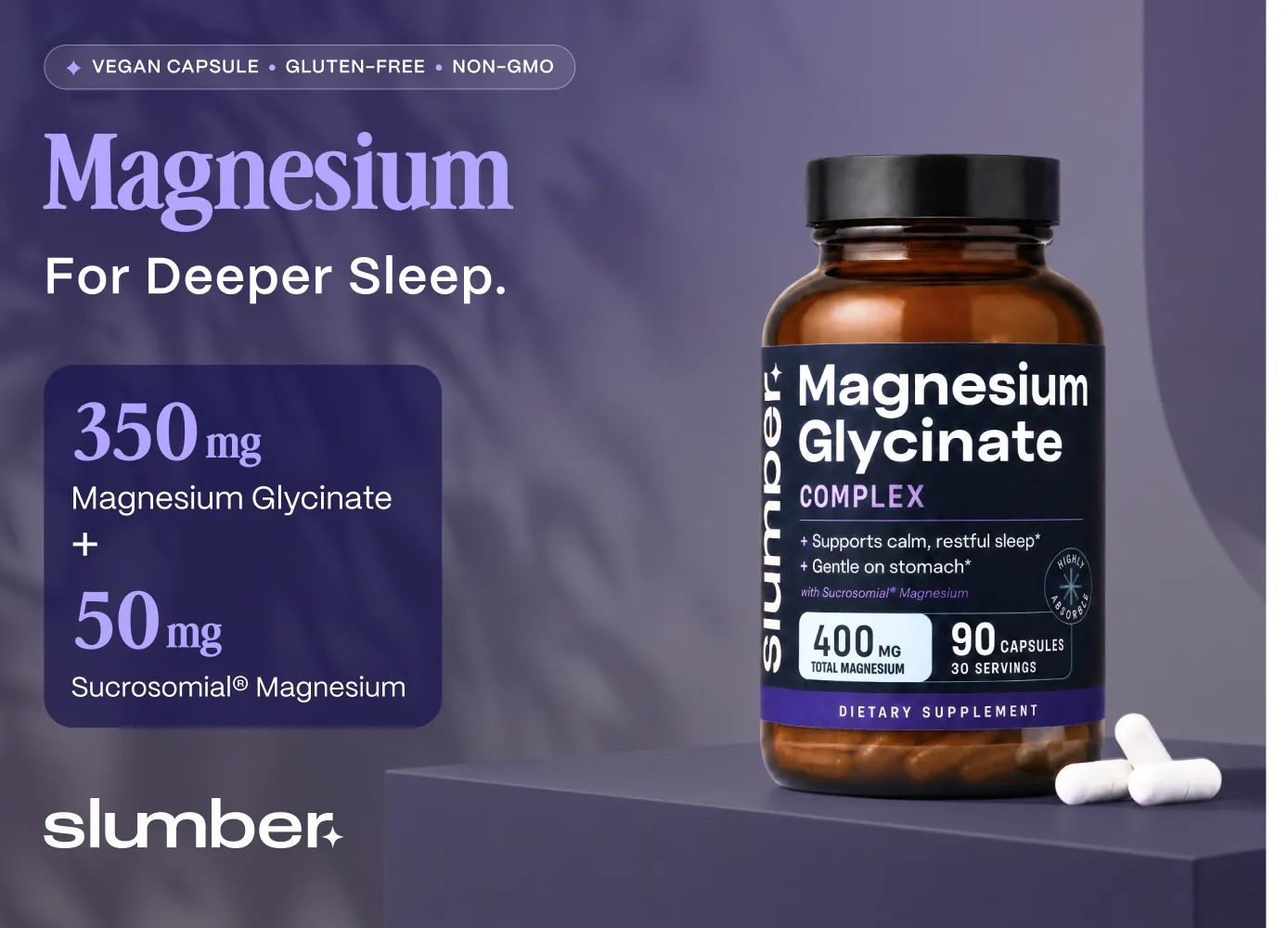 Slumber Launches a Complete Sleep System: Magnesium Glycinate and Upgraded Deep Zzzs Formulas